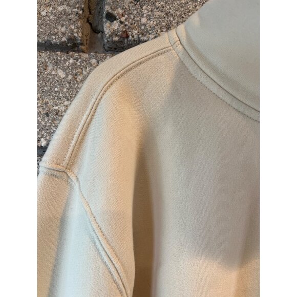 Abercrombie & Fitch Soft AF Collection Cropped Mock Neck Sweatshirt Beige S - Picture 5 of 7